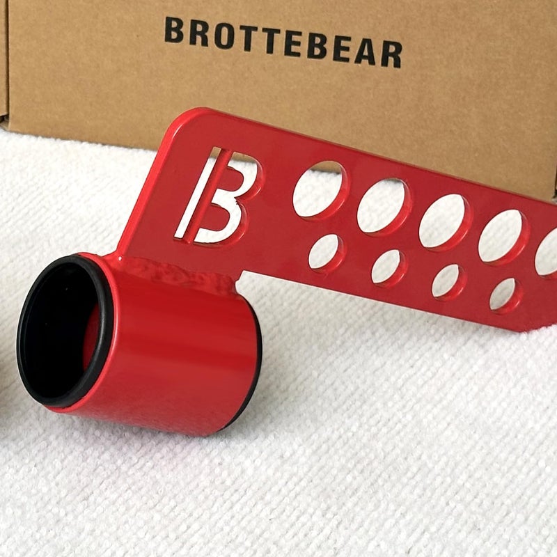 BROTTEBEAR ملحق حزام القرفصاء لاندماين يناسب ثقب باربل 2 بوصة معدات صالة الألعاب الرياضية المنزلية مع سدادات حماية باربل مزدوجة… - Image 4